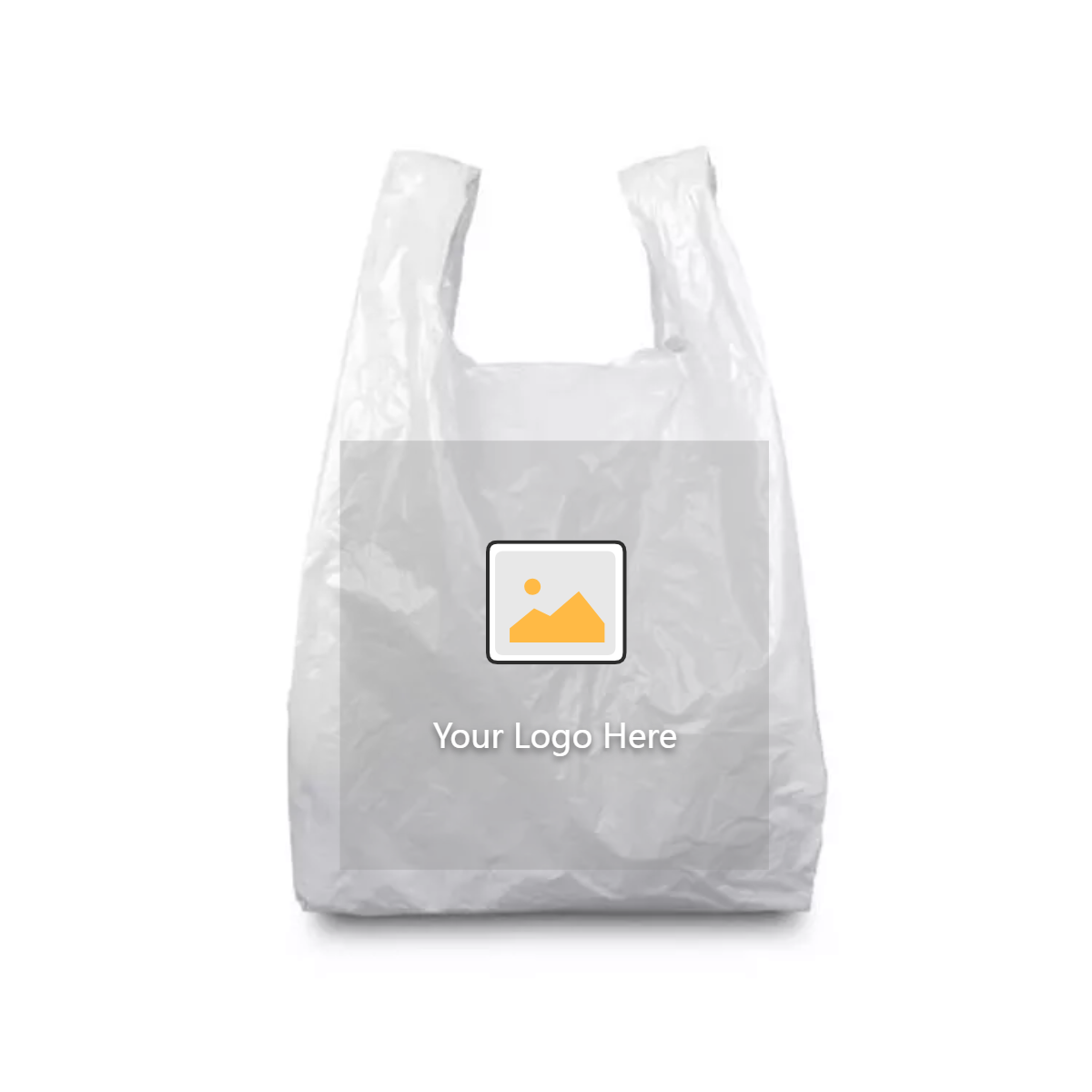 Custom To-go Printed Grocery Carry Packaging Plastic Bag with Logo