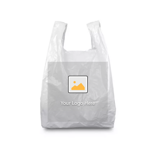 Custom To-go Printed Grocery Carry Packaging Plastic Bag with Logo