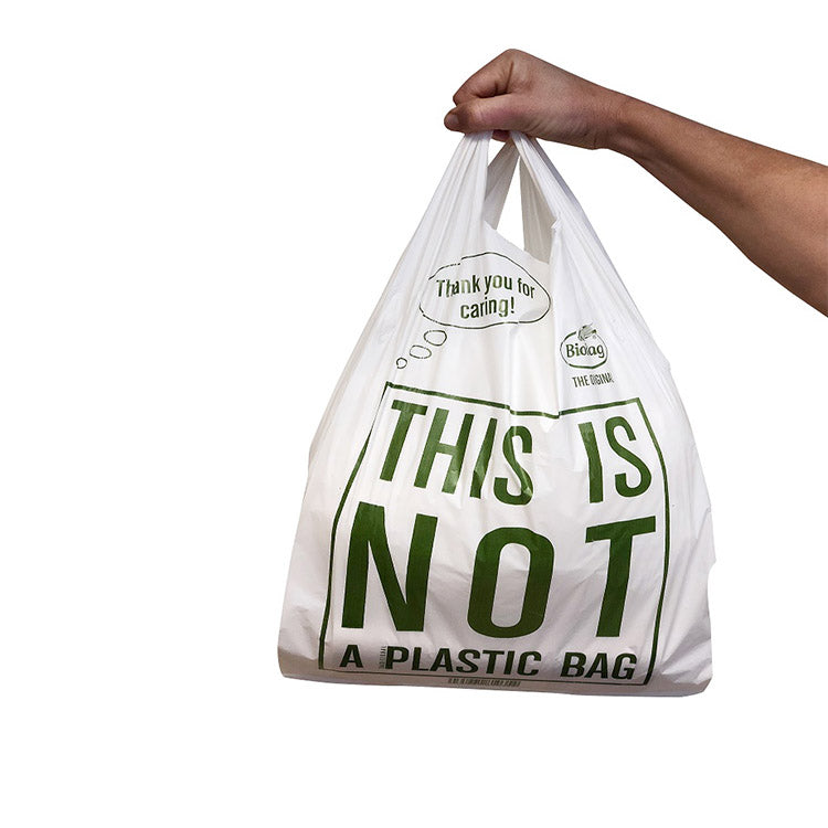 Custom To-go Printed Grocery Carry Packaging Plastic Bag with Logo