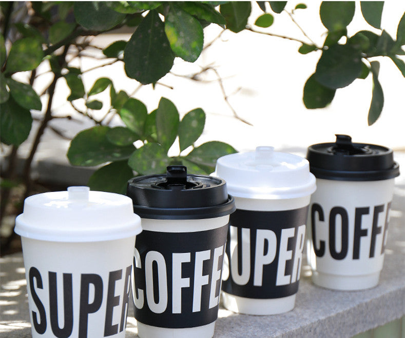 16oz Custom Coffee Cups with lids